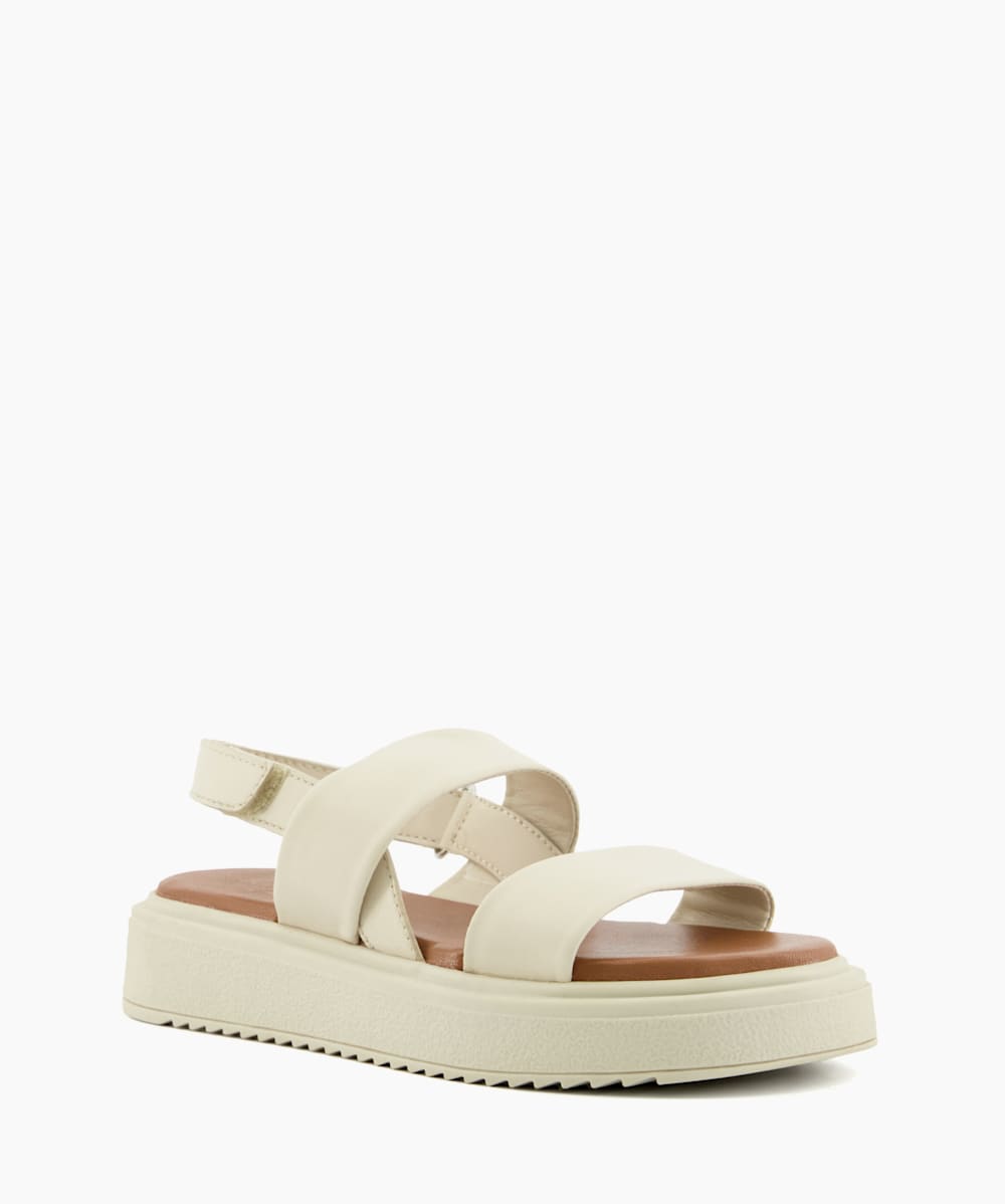 Two strap flatform sandals on sale