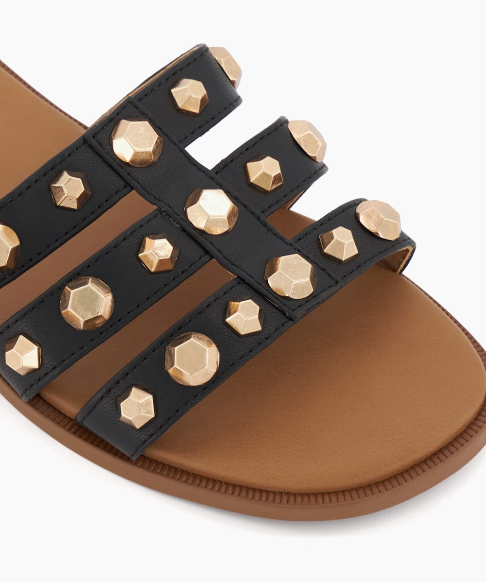 Studded caged cheap sandals