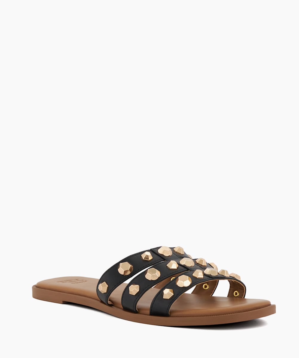 Stud outlet slider sandals