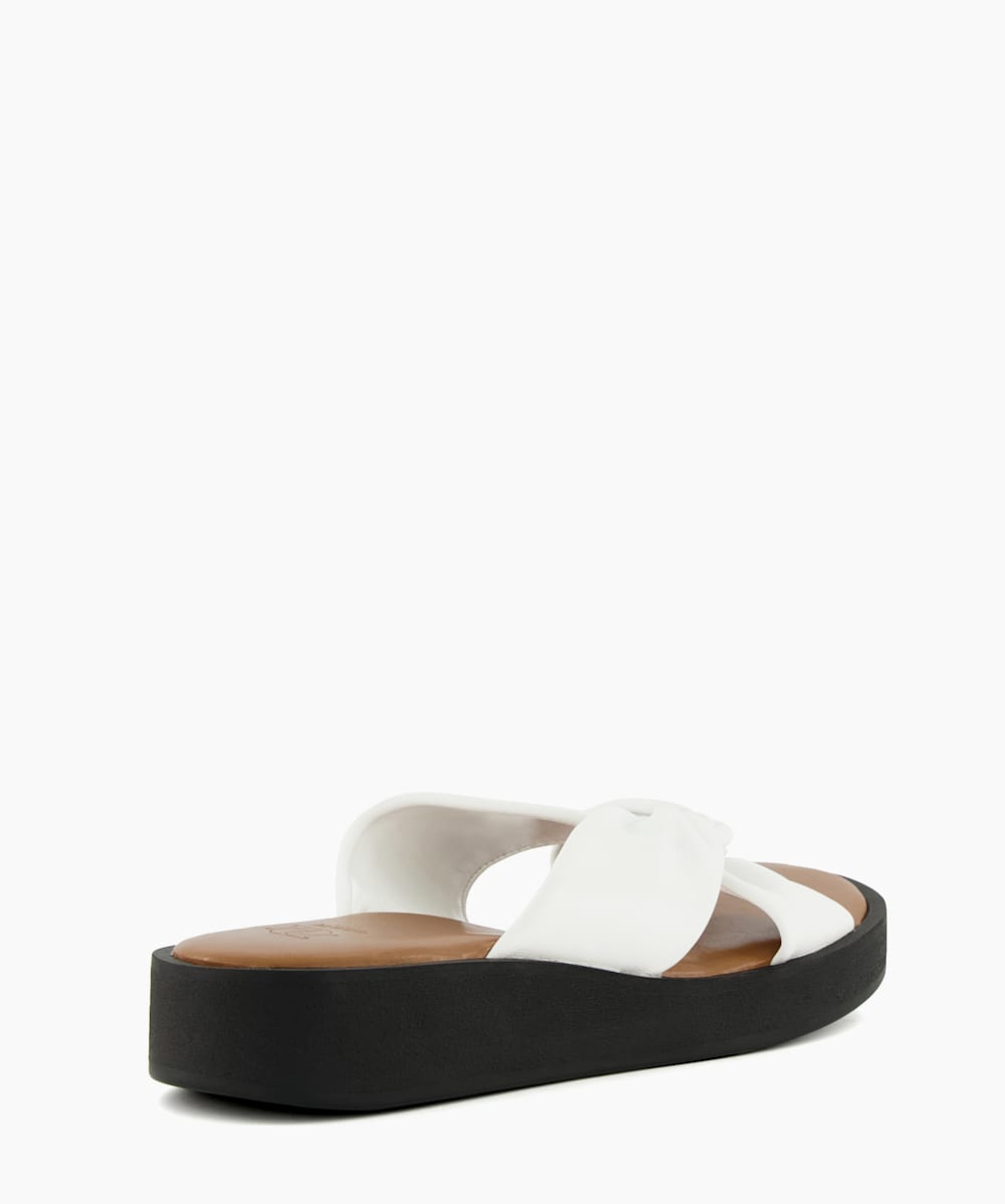 White platform flip flops clearance