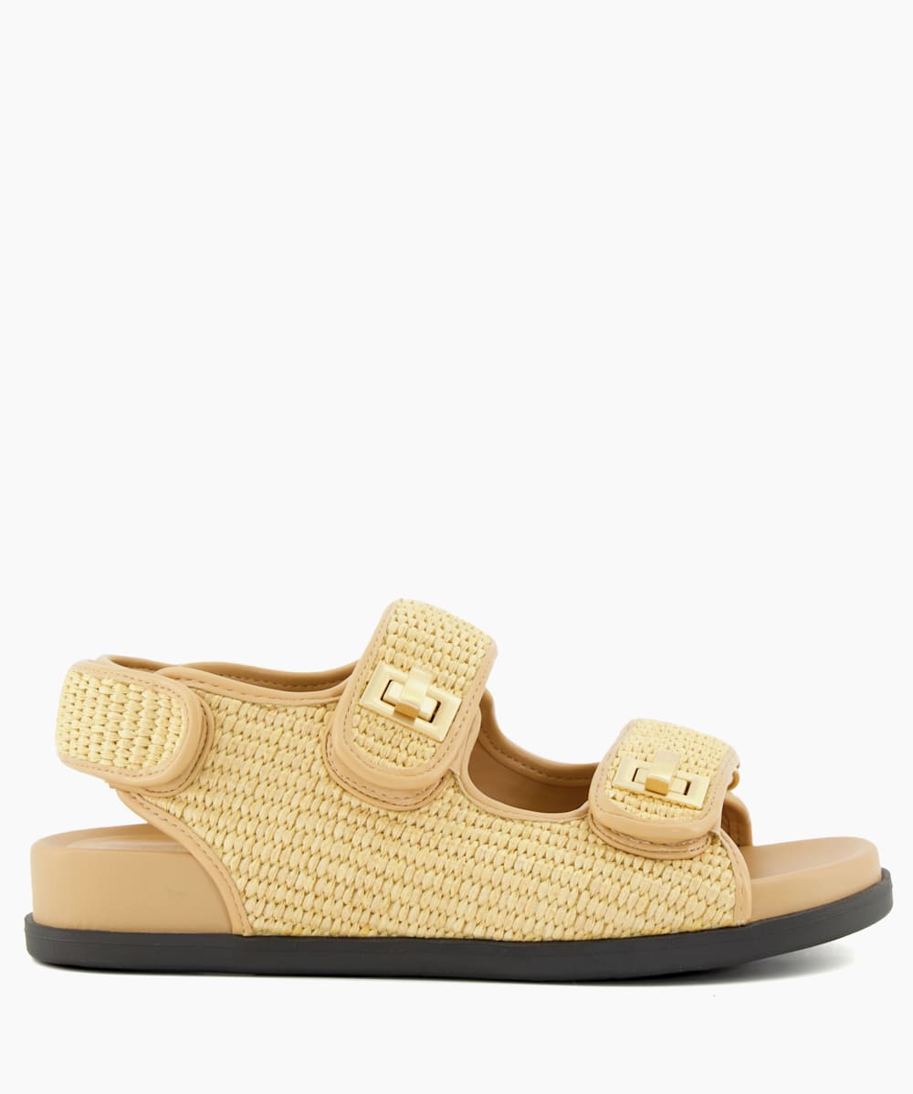 Dune raffia sandals 2025