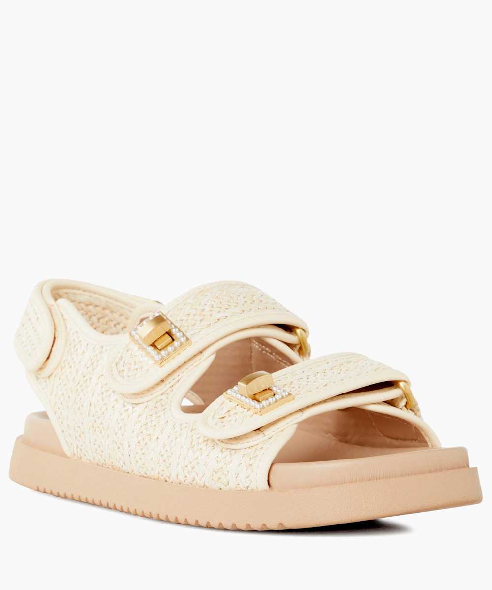 Flat hotsell natural sandals