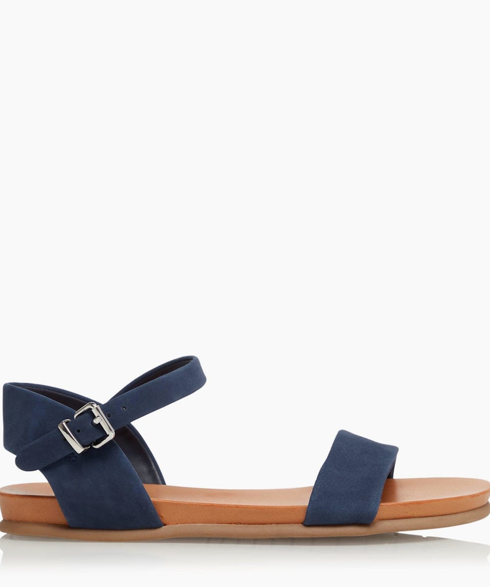 Dune navy sandals on sale