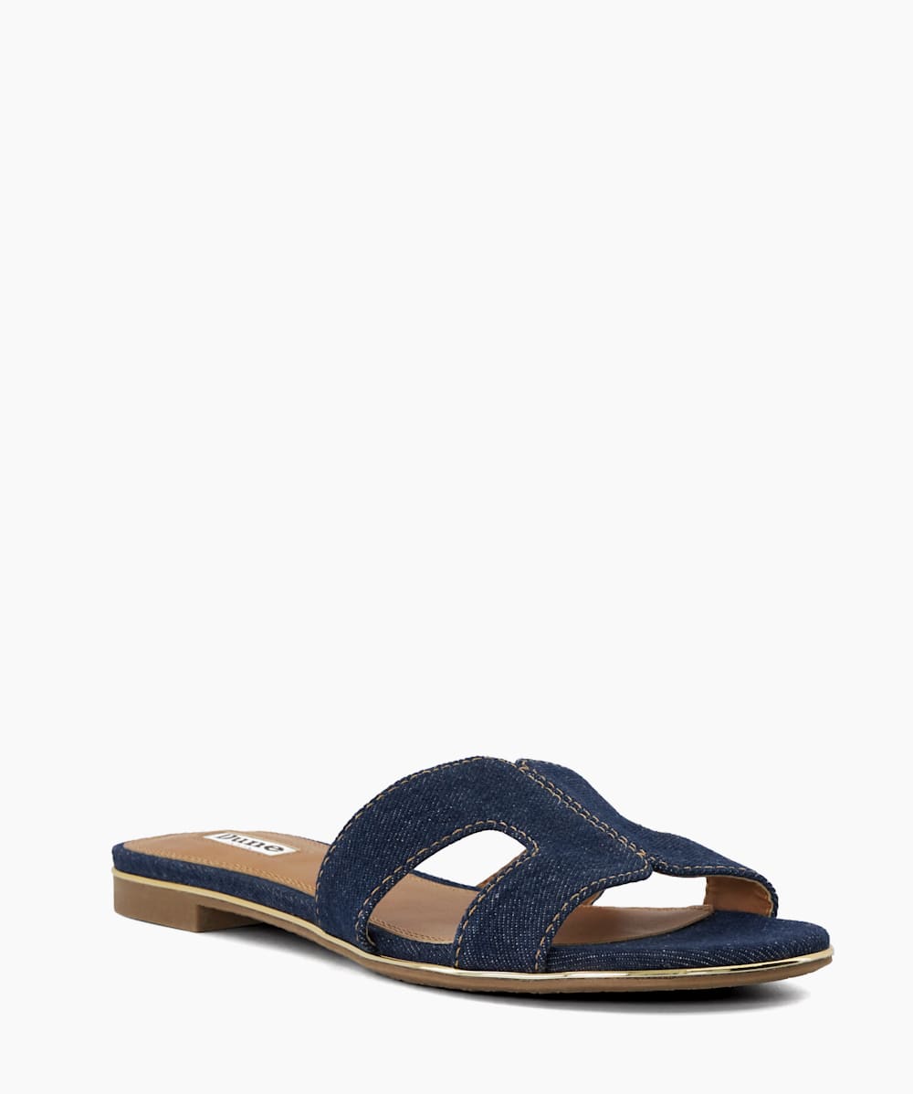 Smart navy hot sale blue sandals