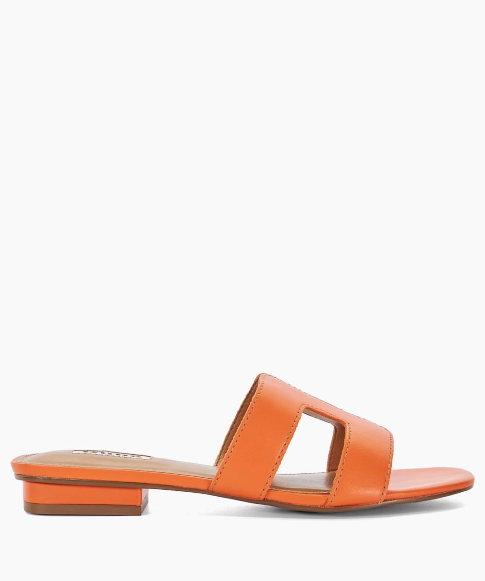 Dune loupe sandals orange best sale