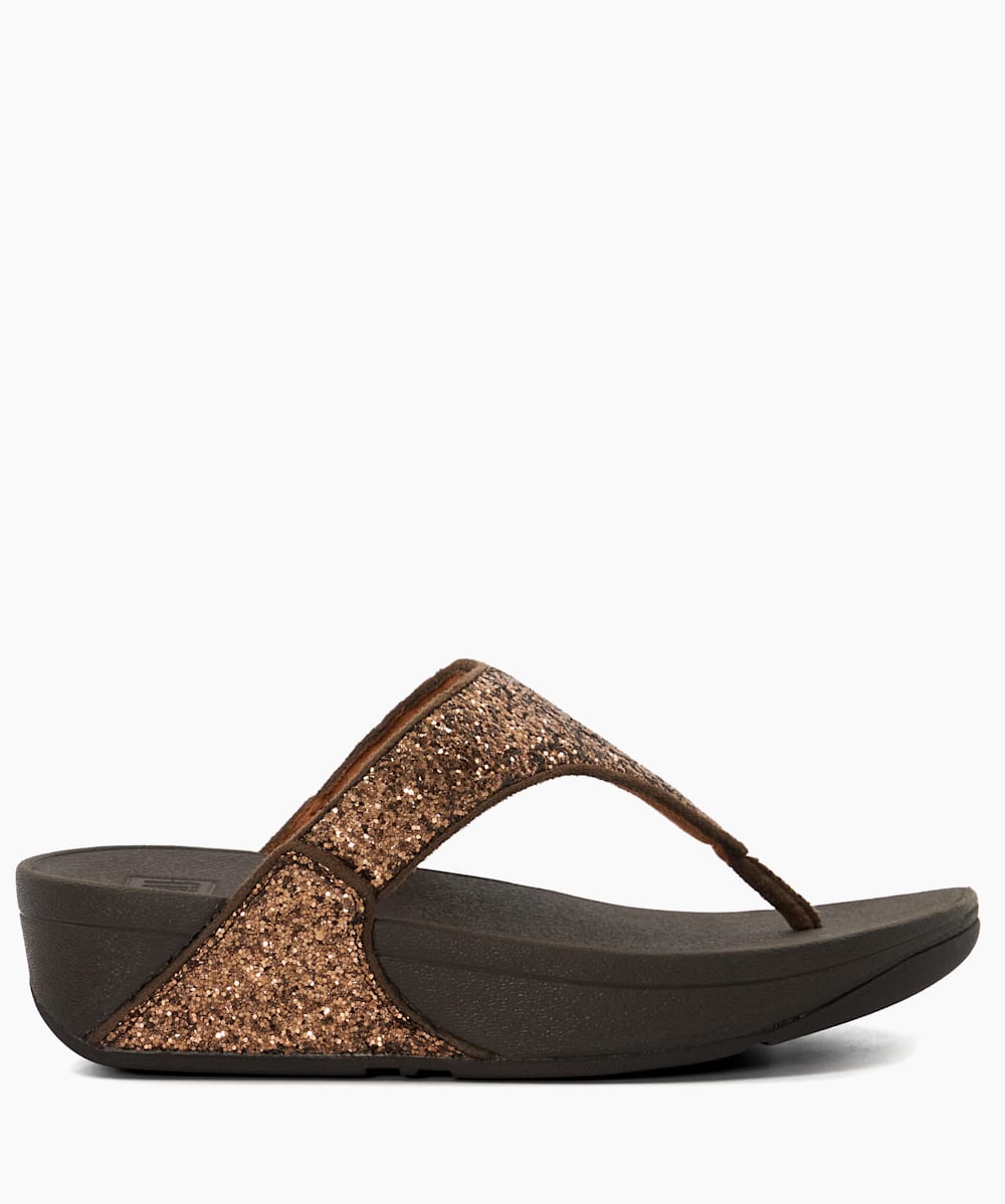 Glitter toe 2025 post sandals