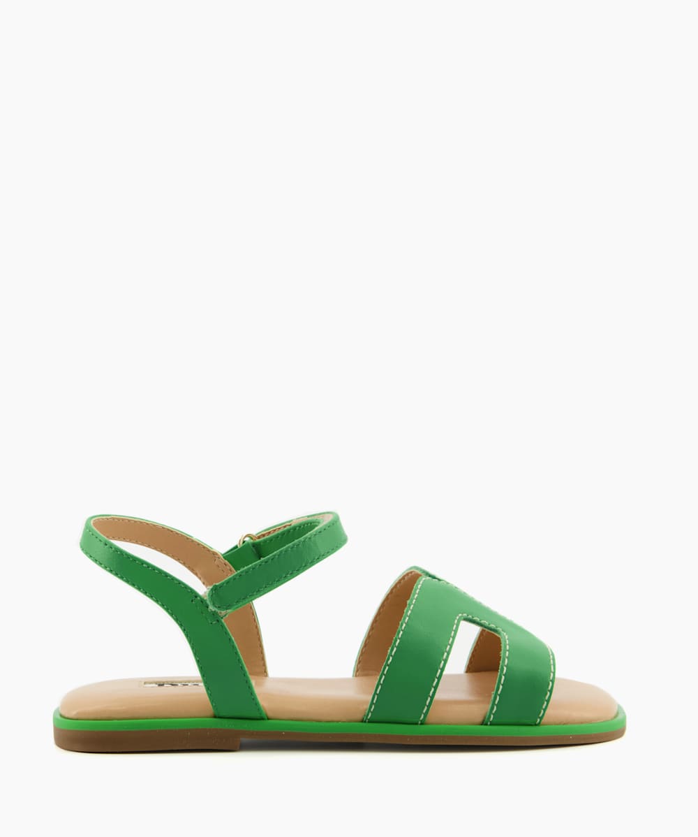 Green flat sandals uk top