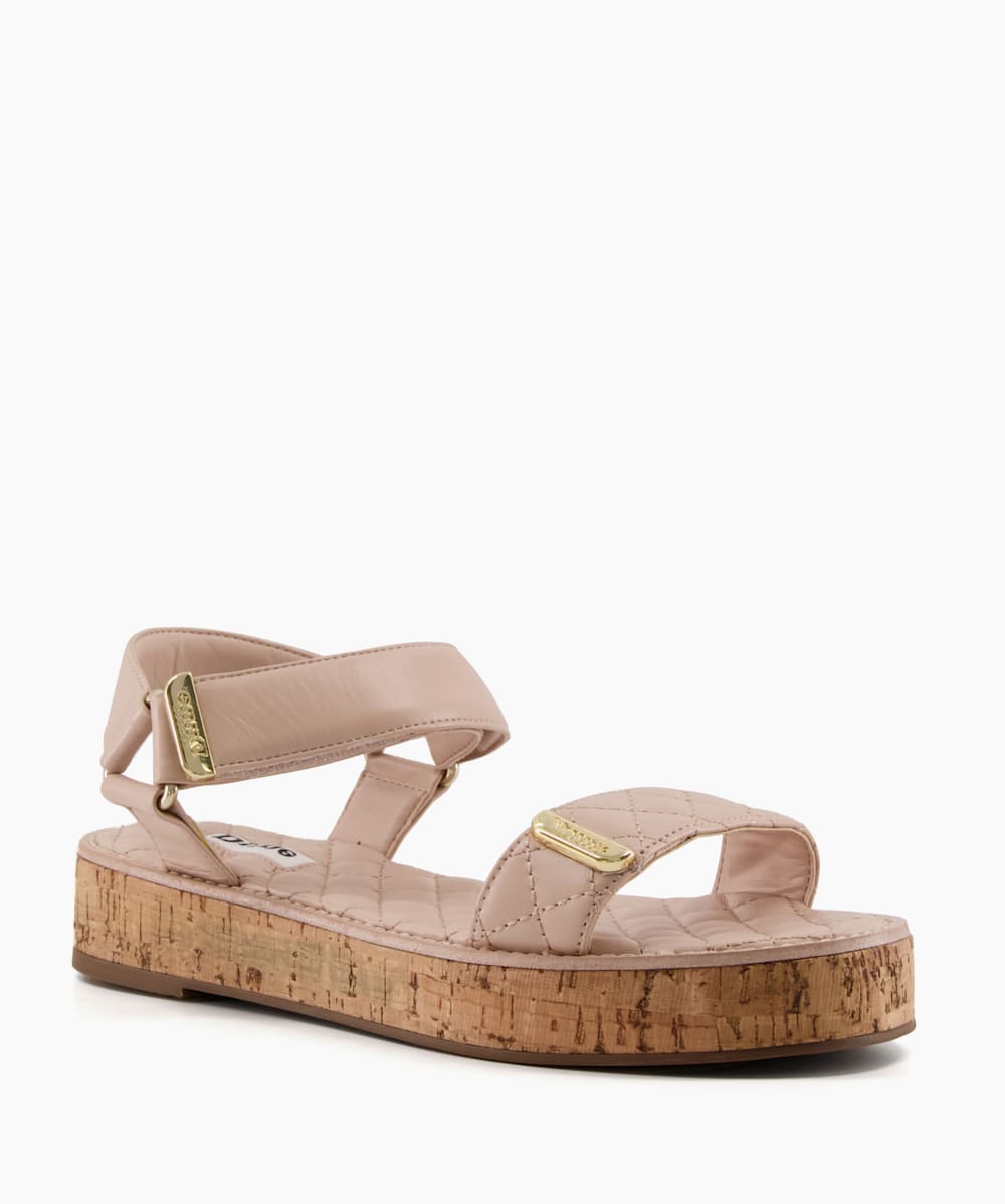 Cork flatform 2025 sandals