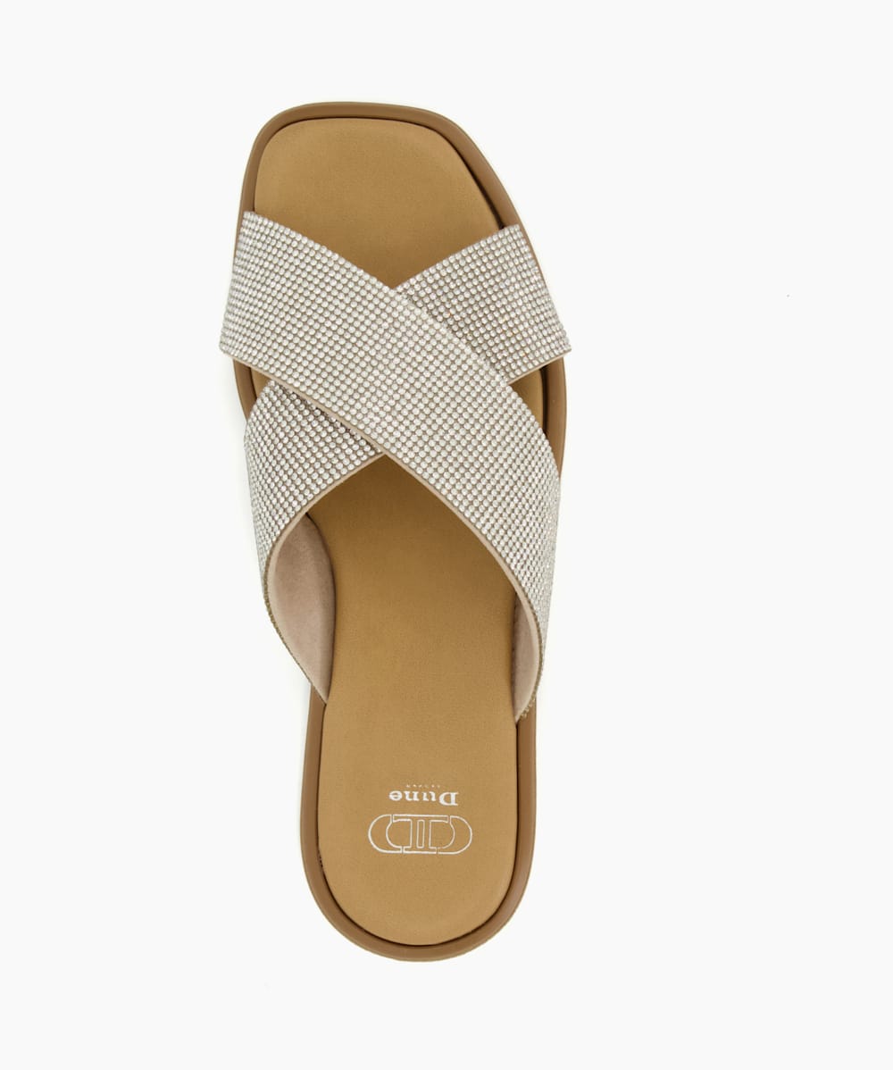 Dune diamante flip flops sales