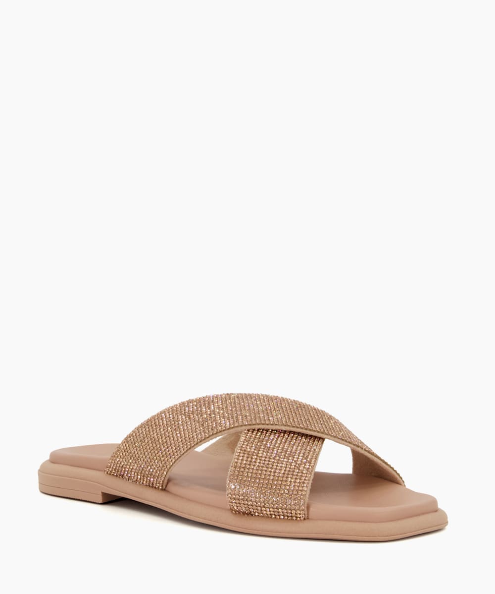 Diamante flip flops dune on sale
