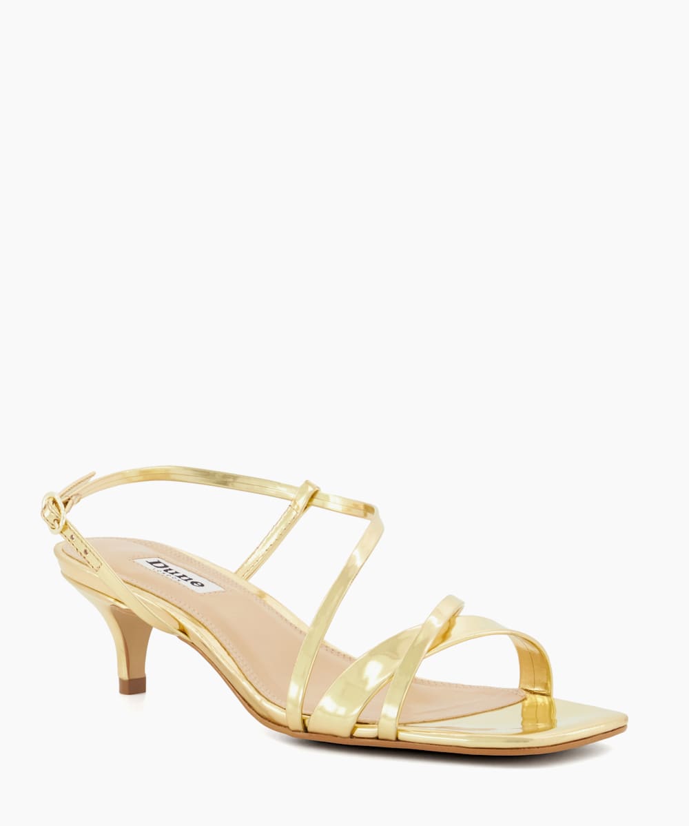 Dune gold clearance strappy sandals