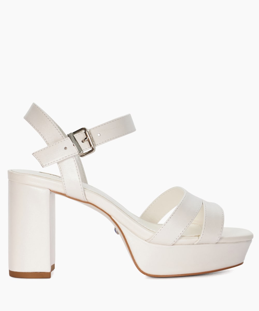 Platform ivory sale heels
