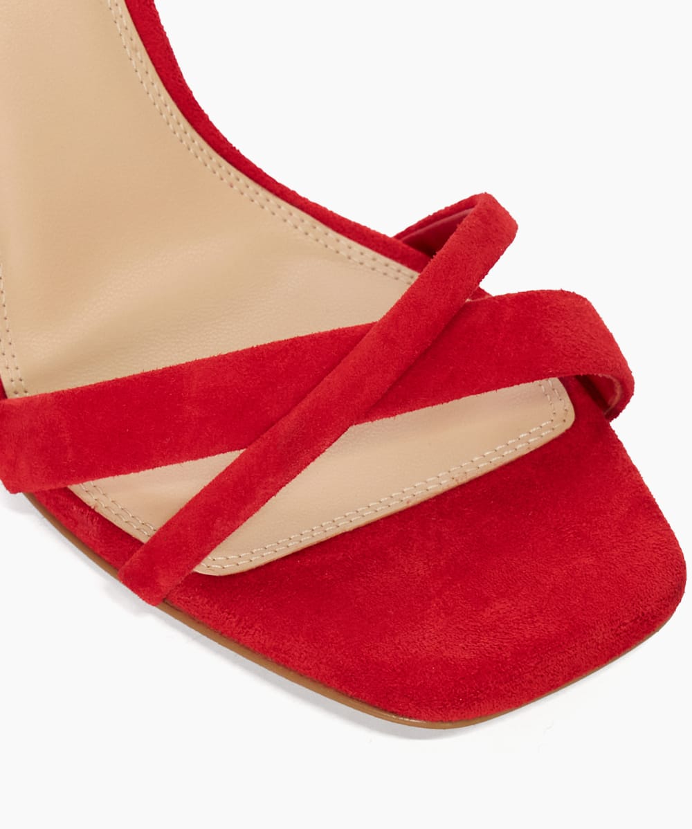 Red sandals deals