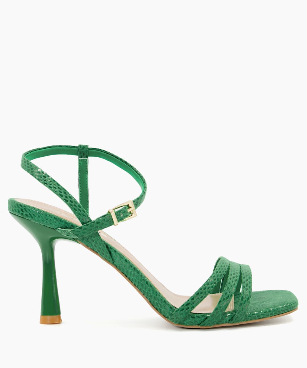Green strappy sandals new arrivals