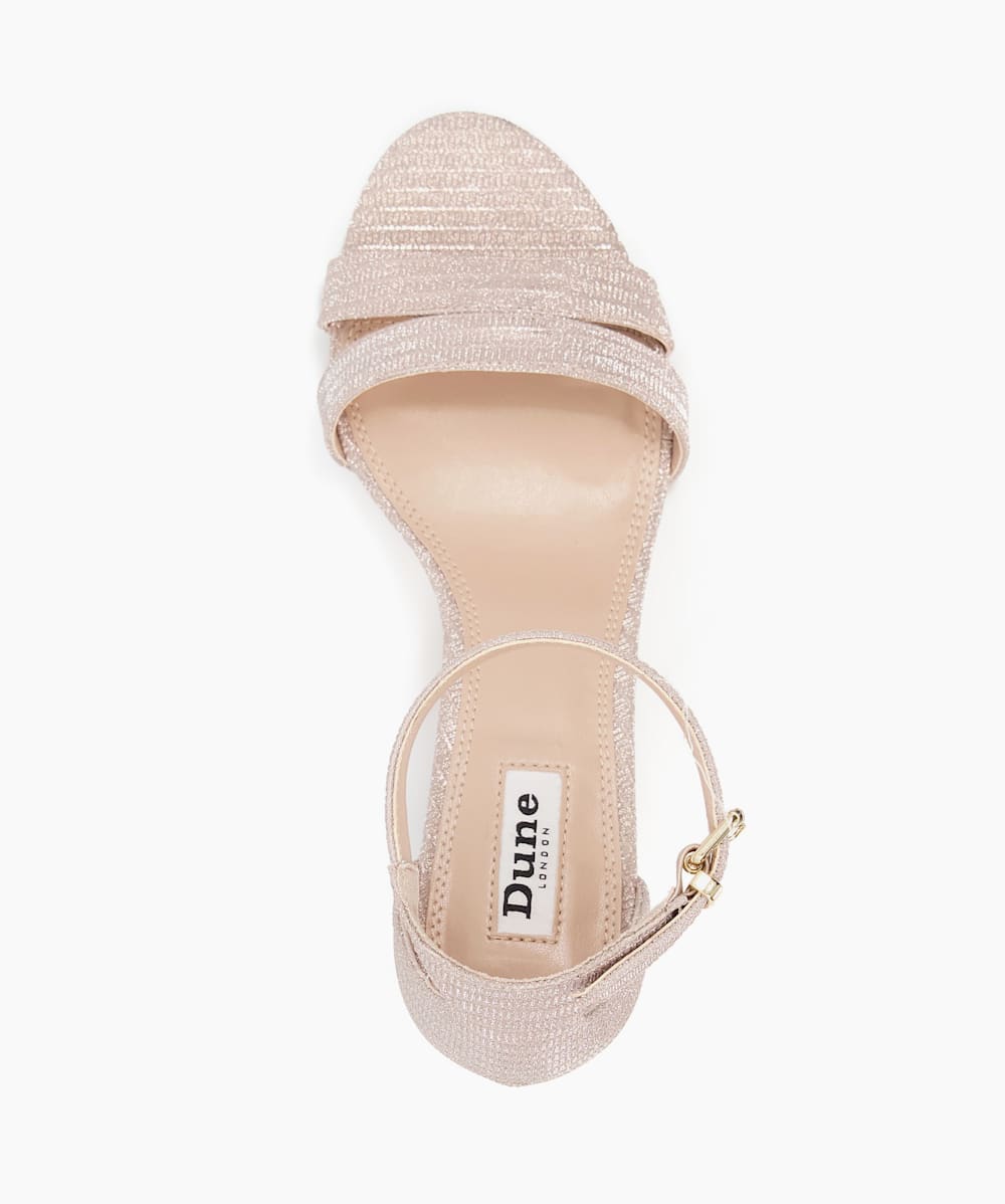 Rose gold best sale heels dune