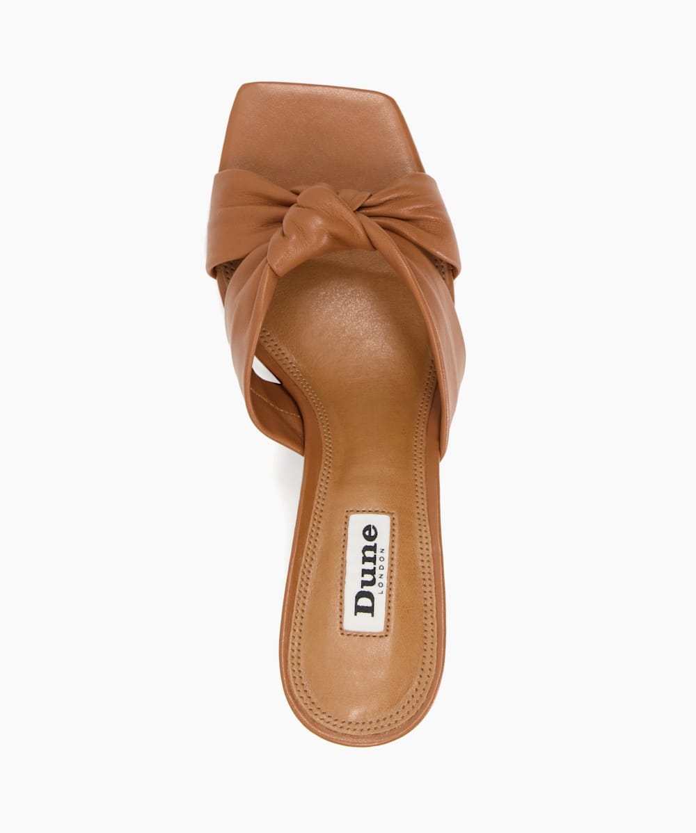 Dune tan mules deals