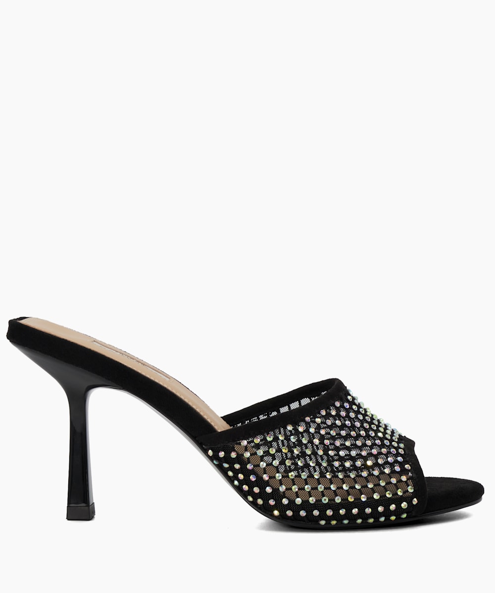 Mesh mule heels outlet