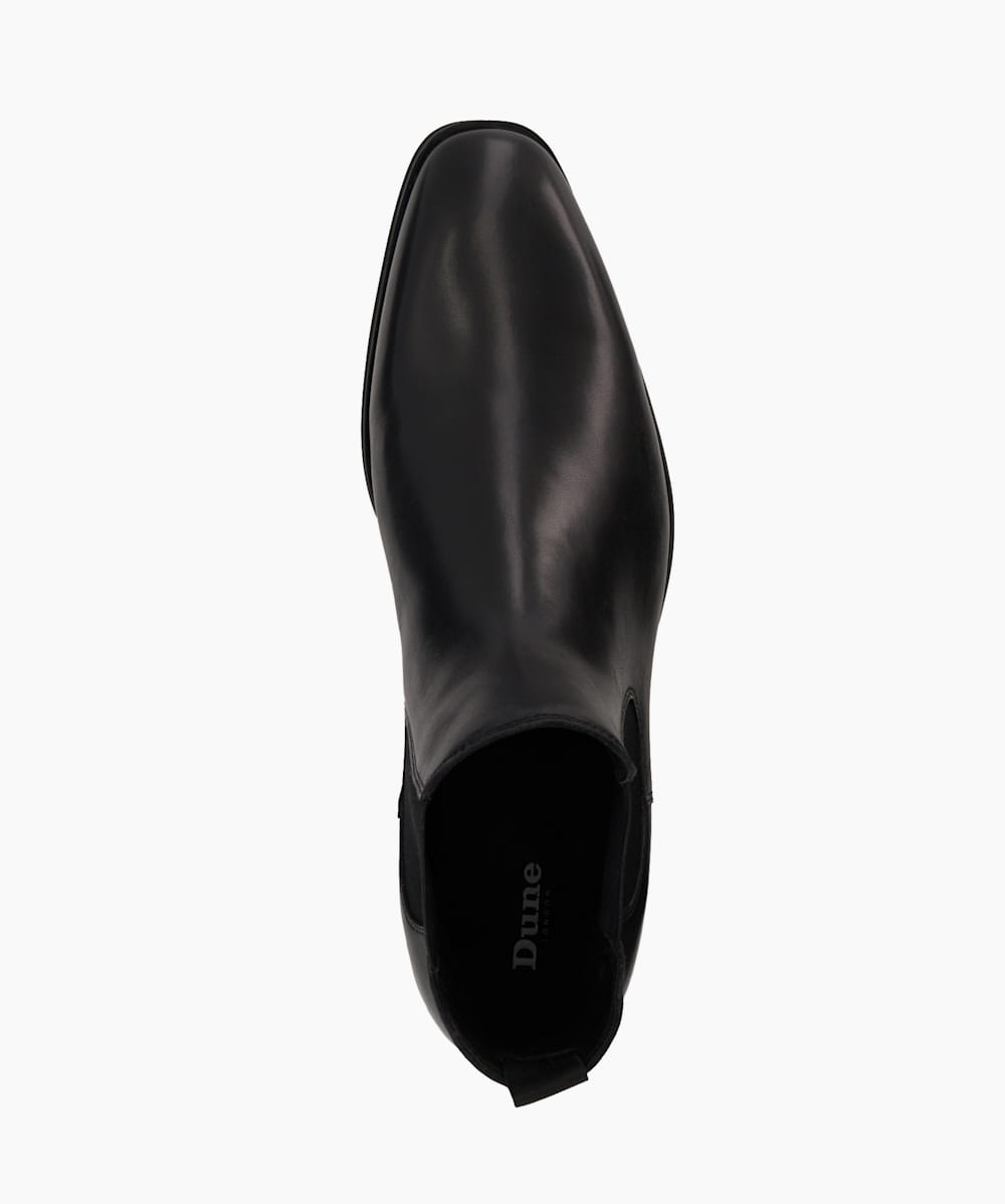 Mandatory Black Leather Chelsea Boots Dune London