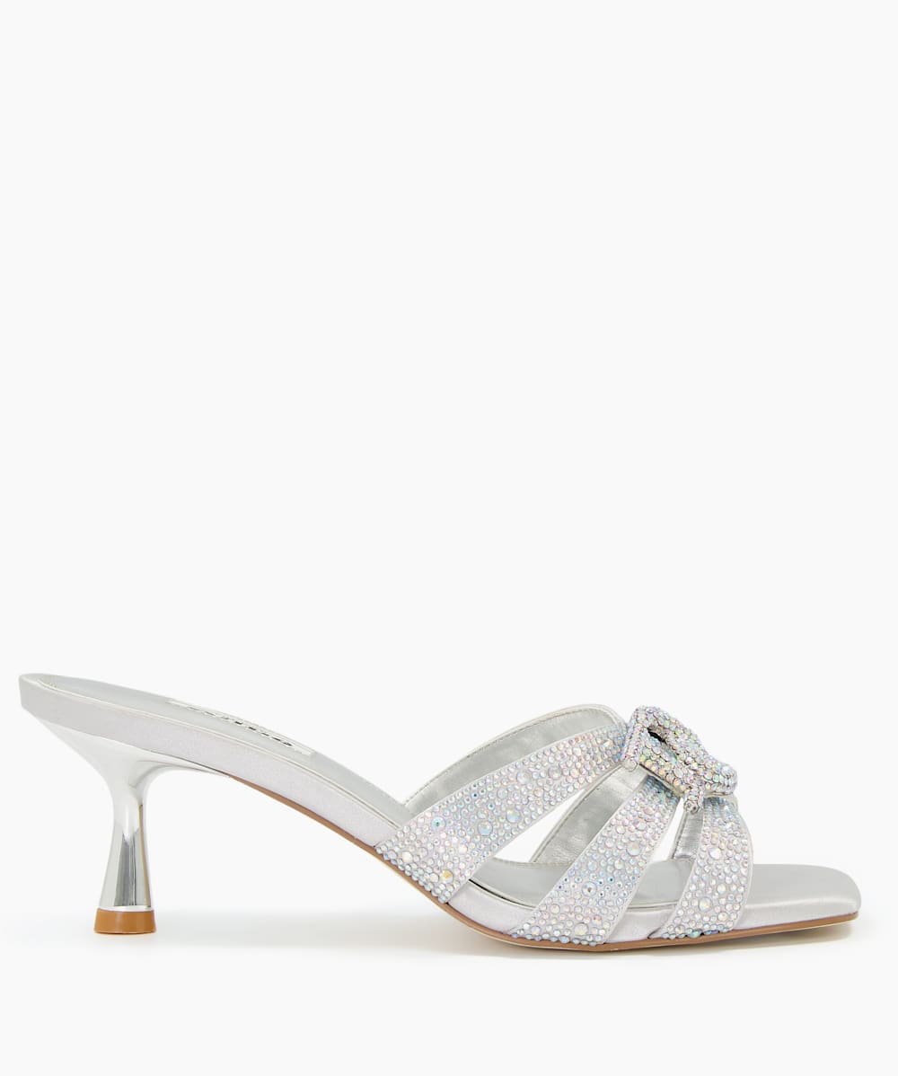 Silver slip sale on mules