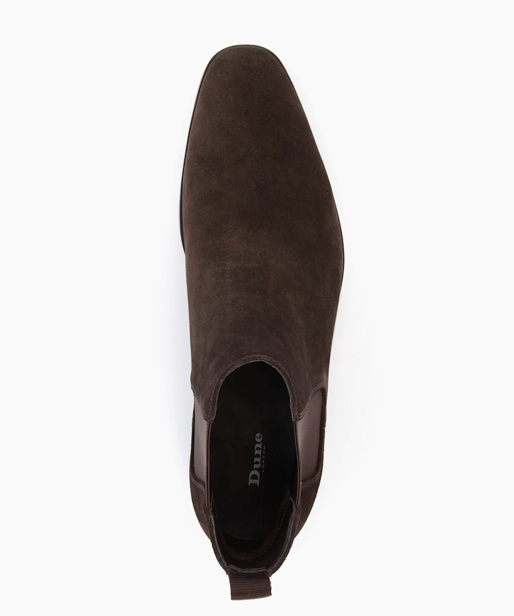 Dune suede cheap chelsea boots