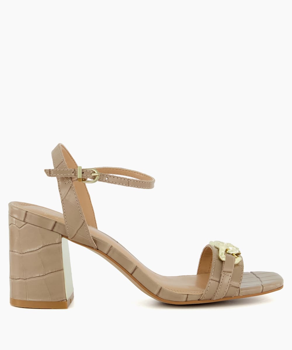 Taupe sandals low heel clearance