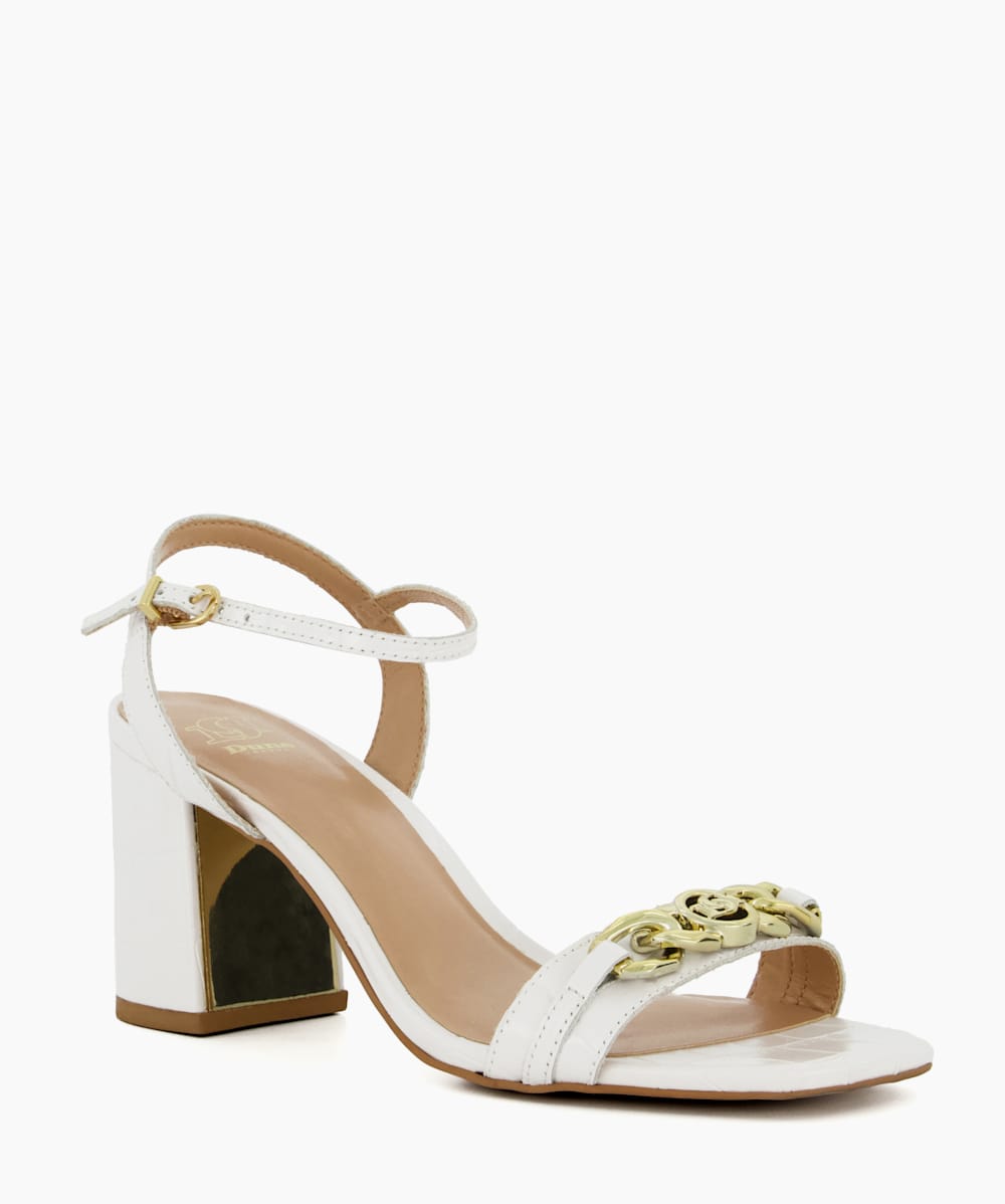Gucci white block heel best sale