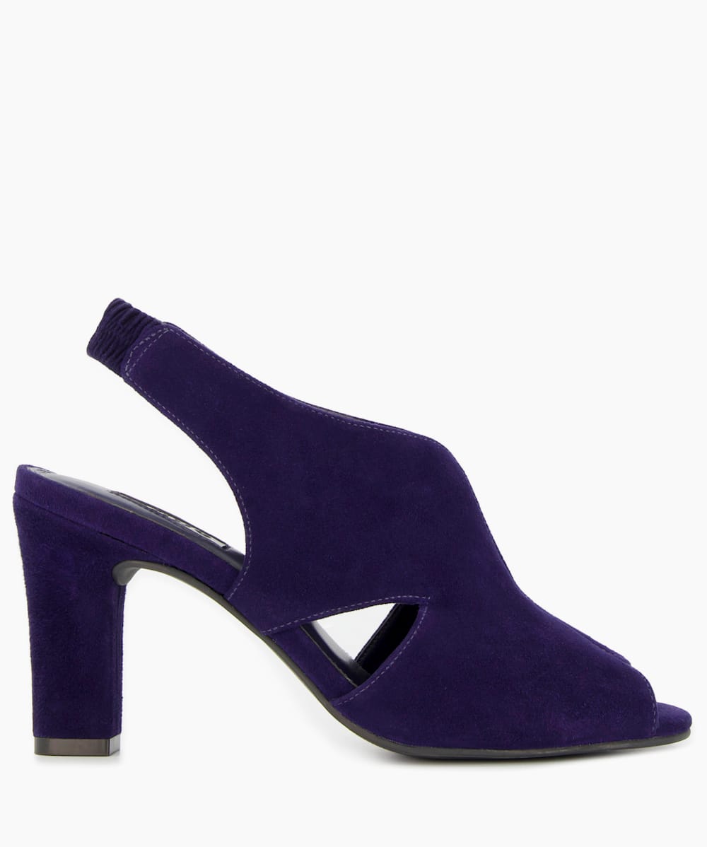 Womens navy heeled sandals discount