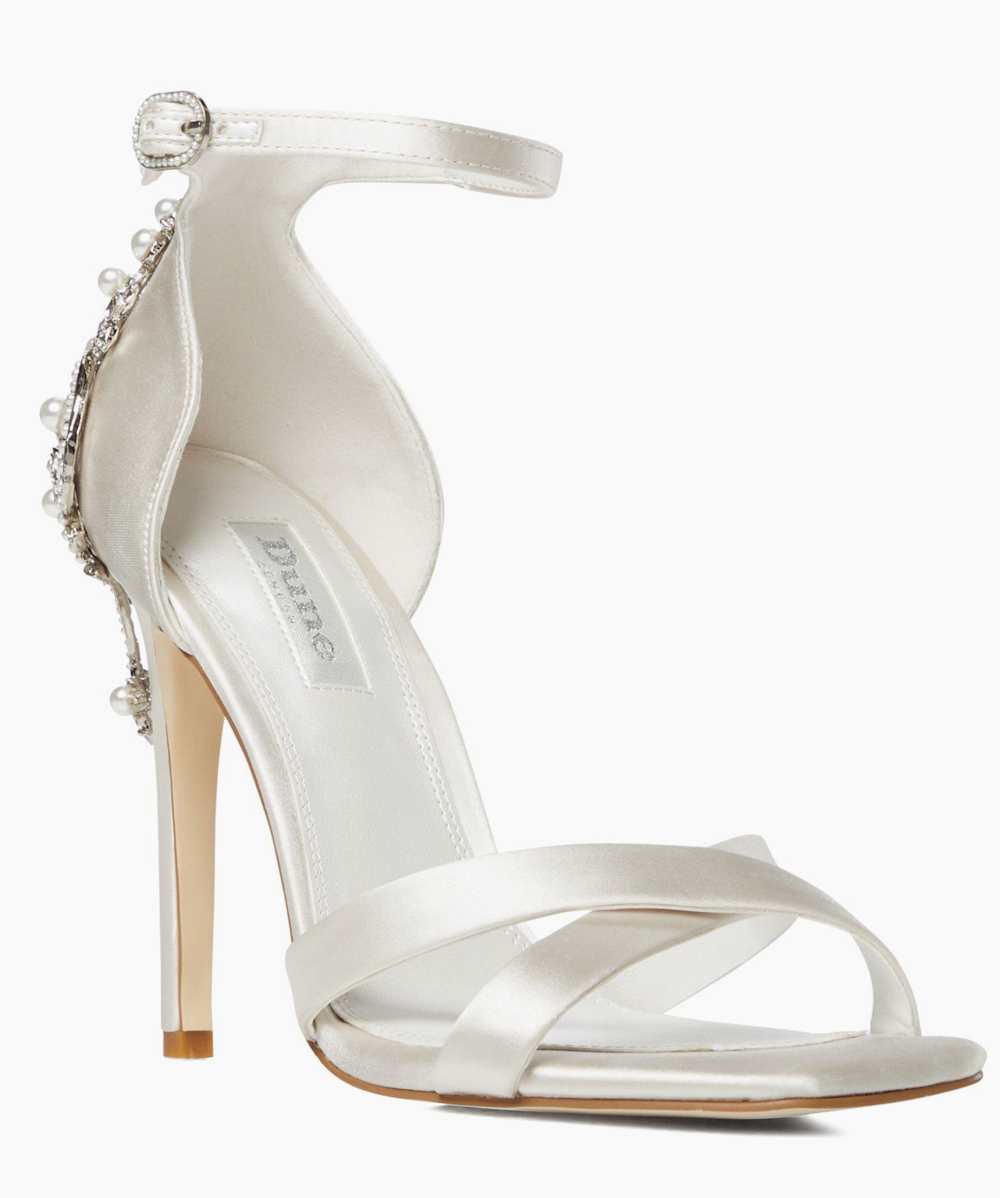 Dune ivory sandals hotsell
