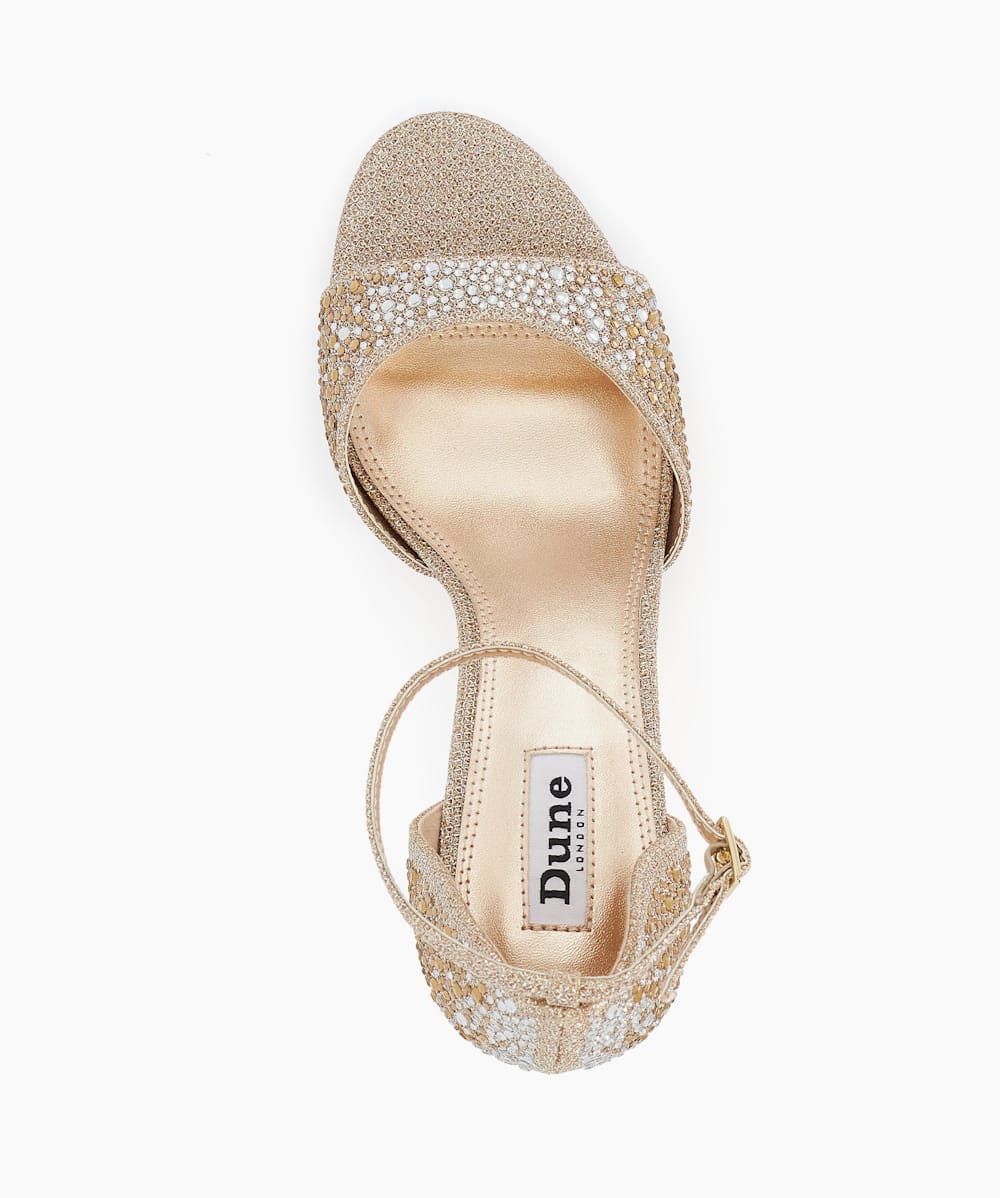 Dune discount glitter heels