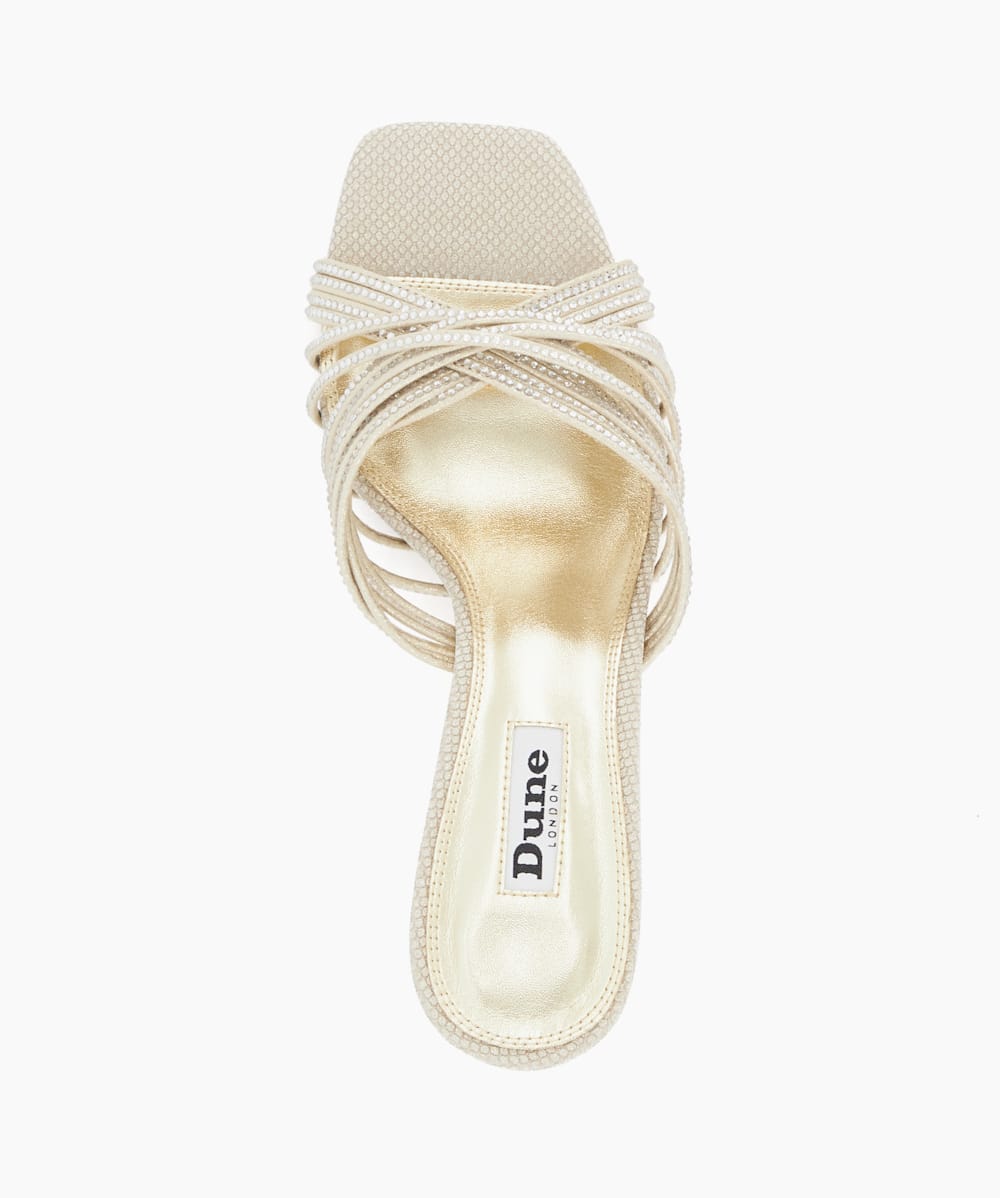 Dune flat cheap sparkly sandals
