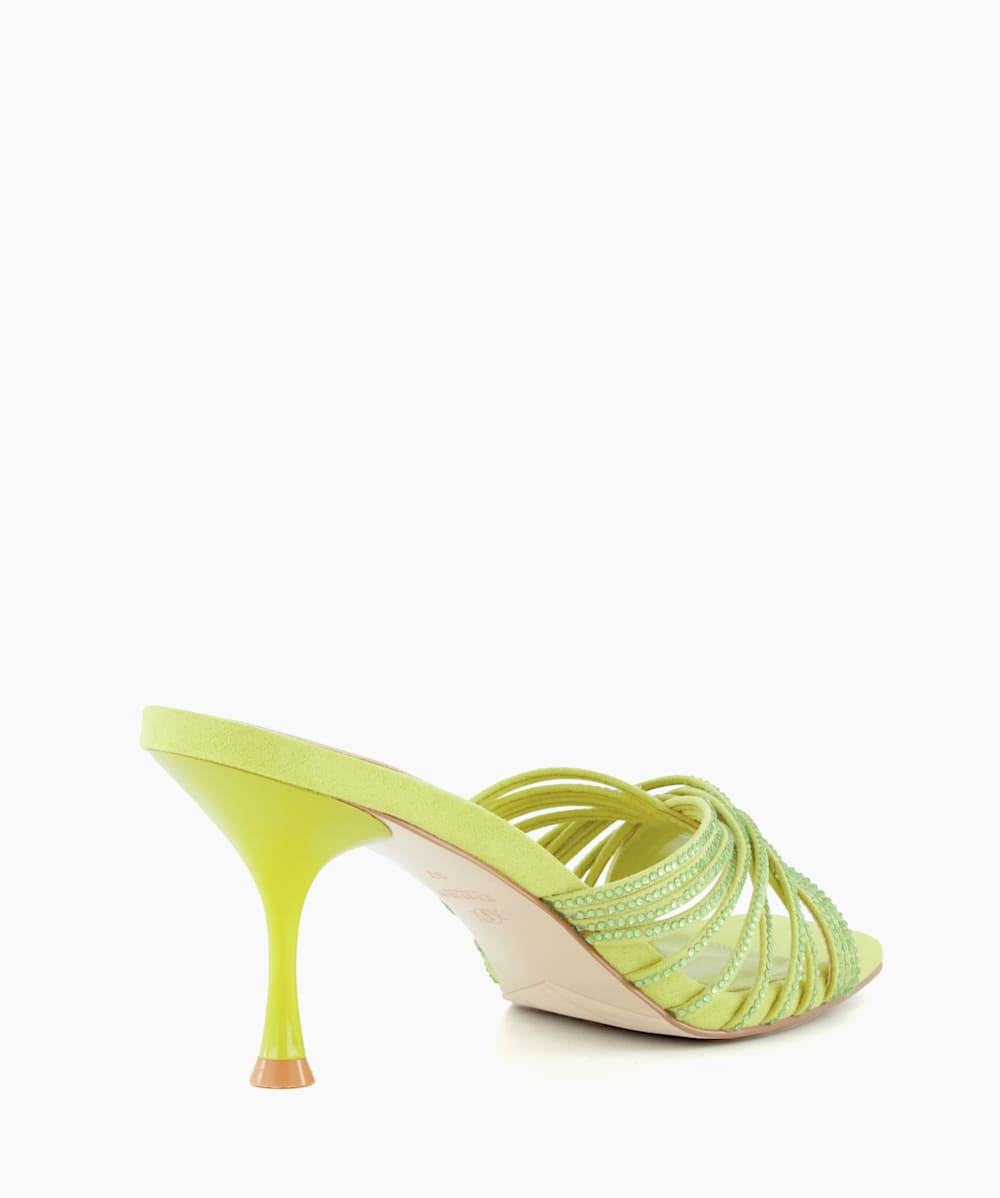 Lime mule heels best sale