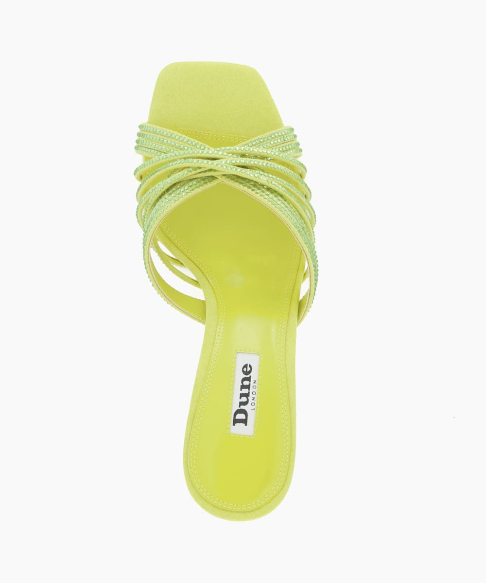 Dune yellow heels top