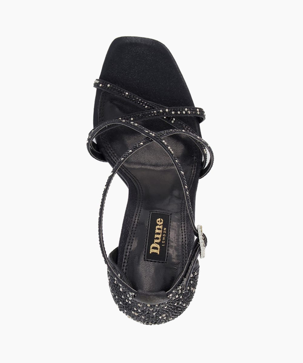 Dune crystal sale sandals