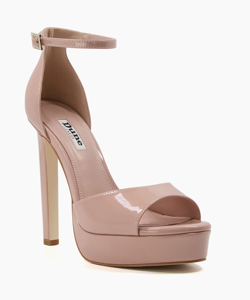 Platform blush heels shop