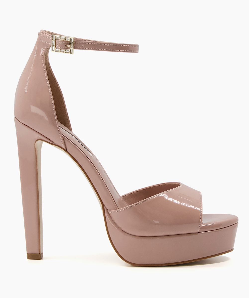 Platform blush shop heels
