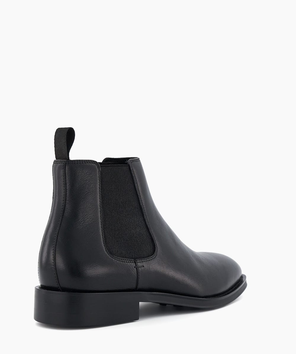 Black chelsea boots dune sales