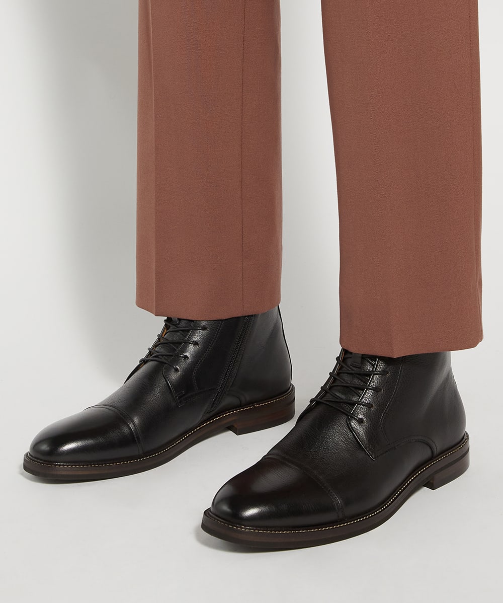 Elita woven cap toe bootie on sale