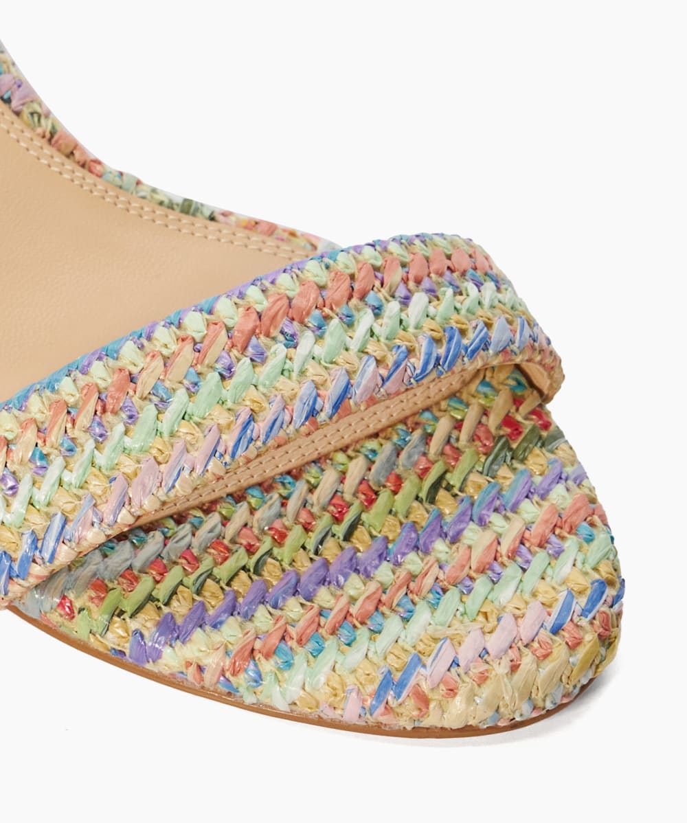 Dune multi coloured sandals top