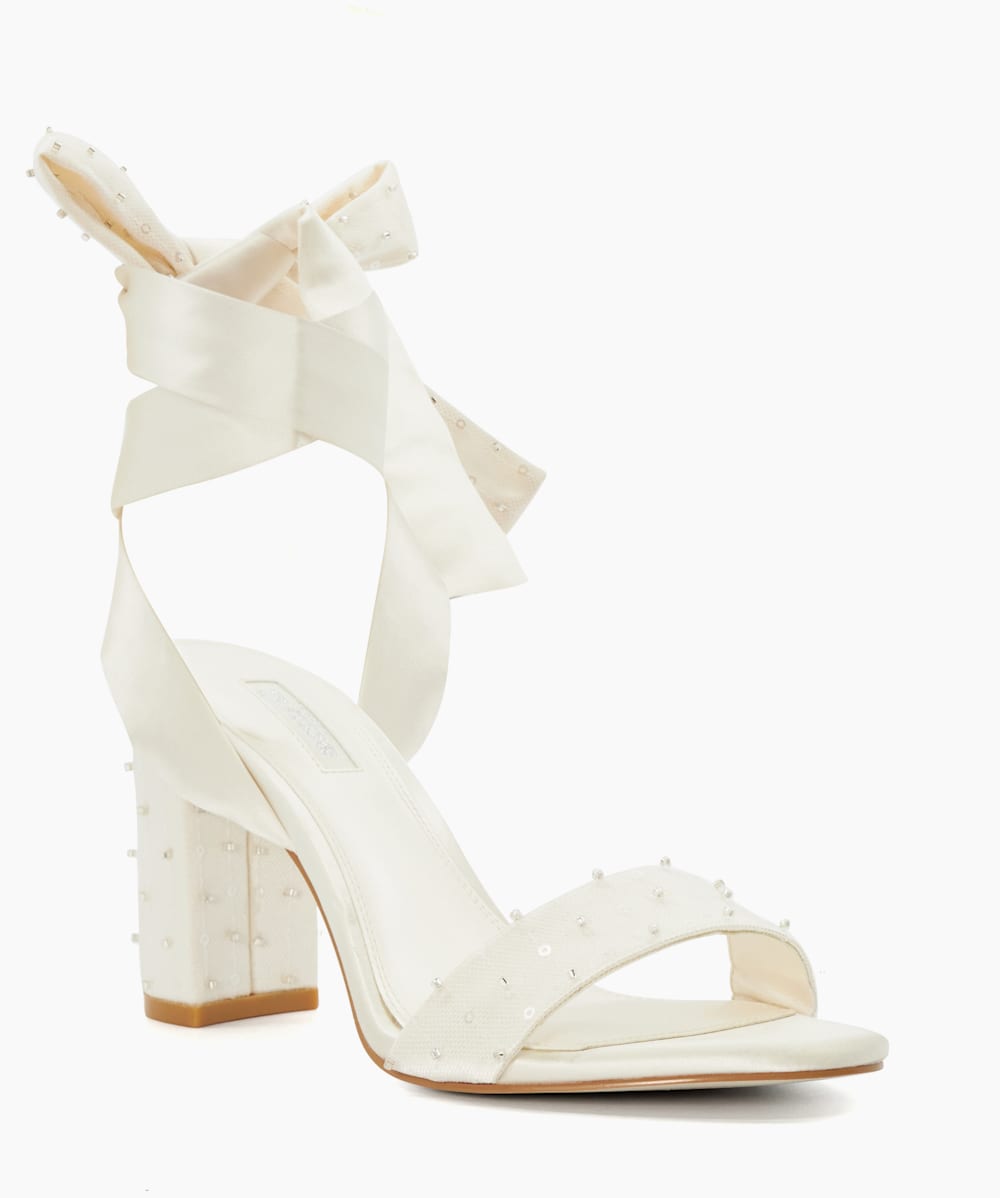 Dune ivory sandals hotsell