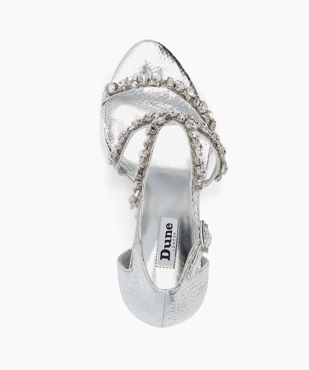 Silver dune heels online