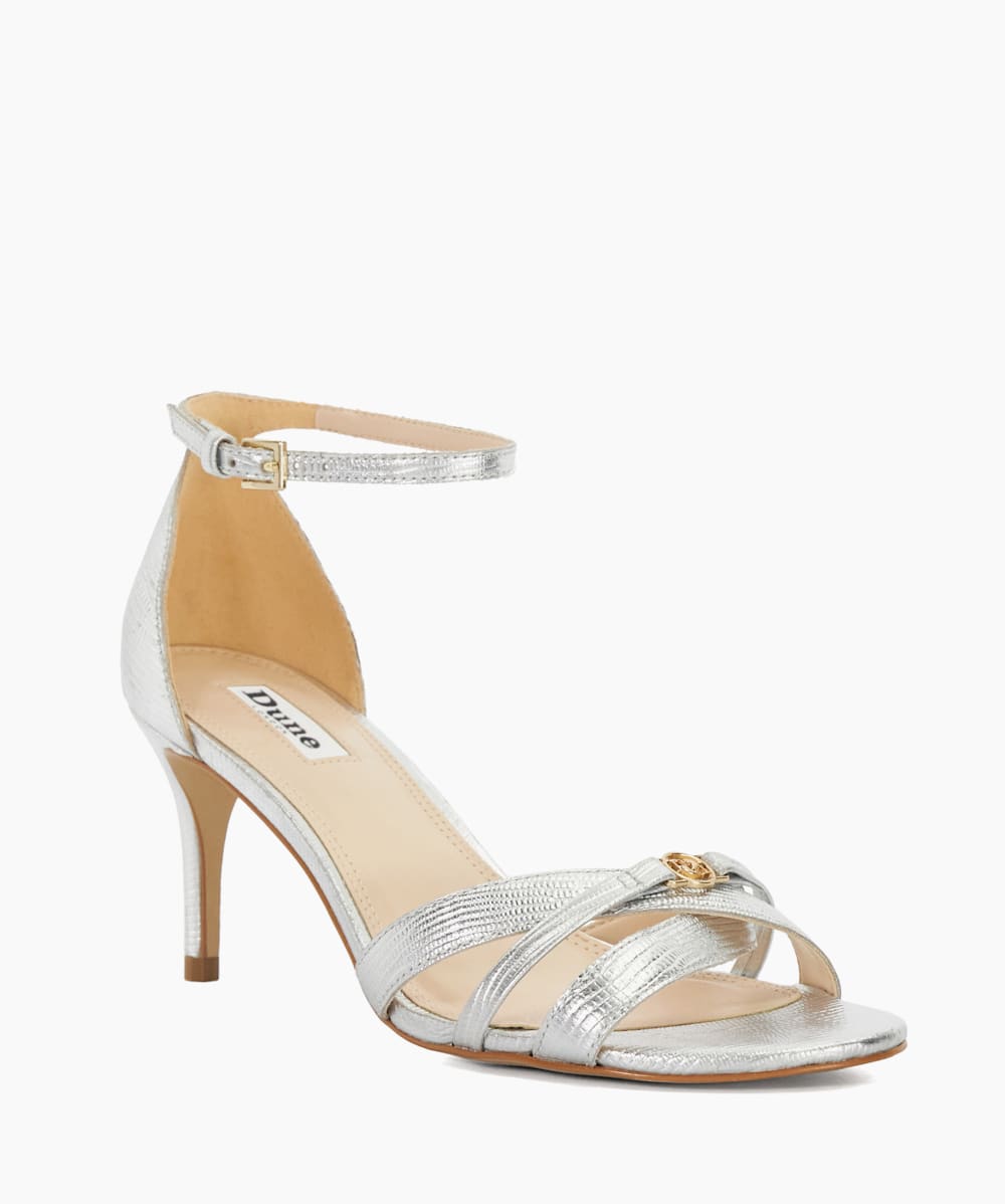 Silver gladiator sandals heels cheap