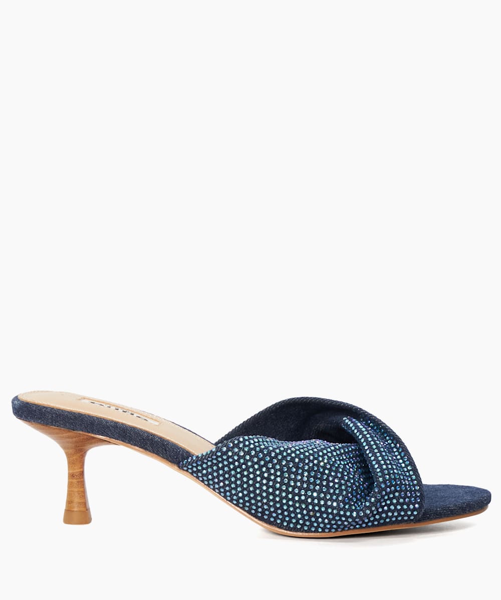 Dune heeled mules clearance