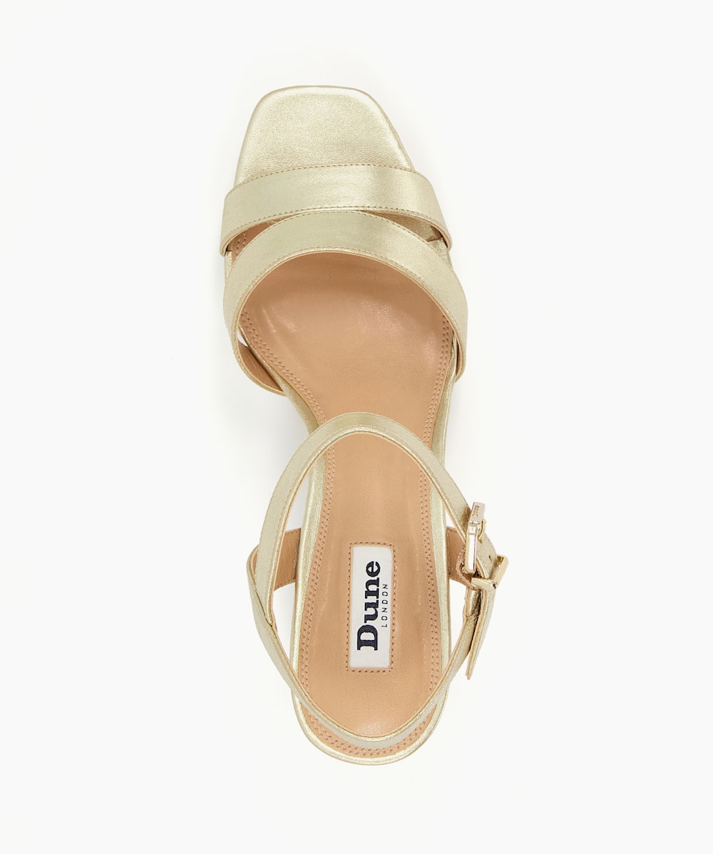 Dune gold sandals new arrivals