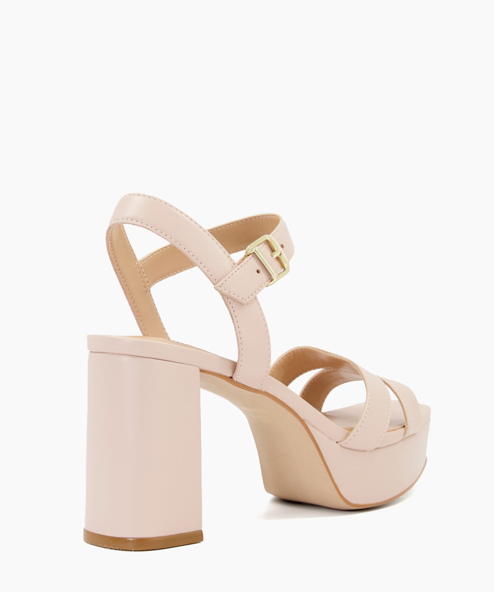 Nude discount platform shoe