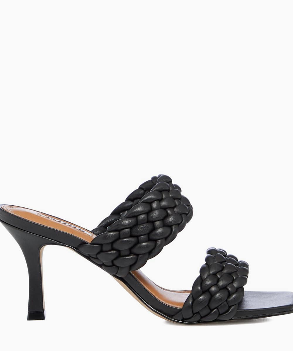 Dune top black mules