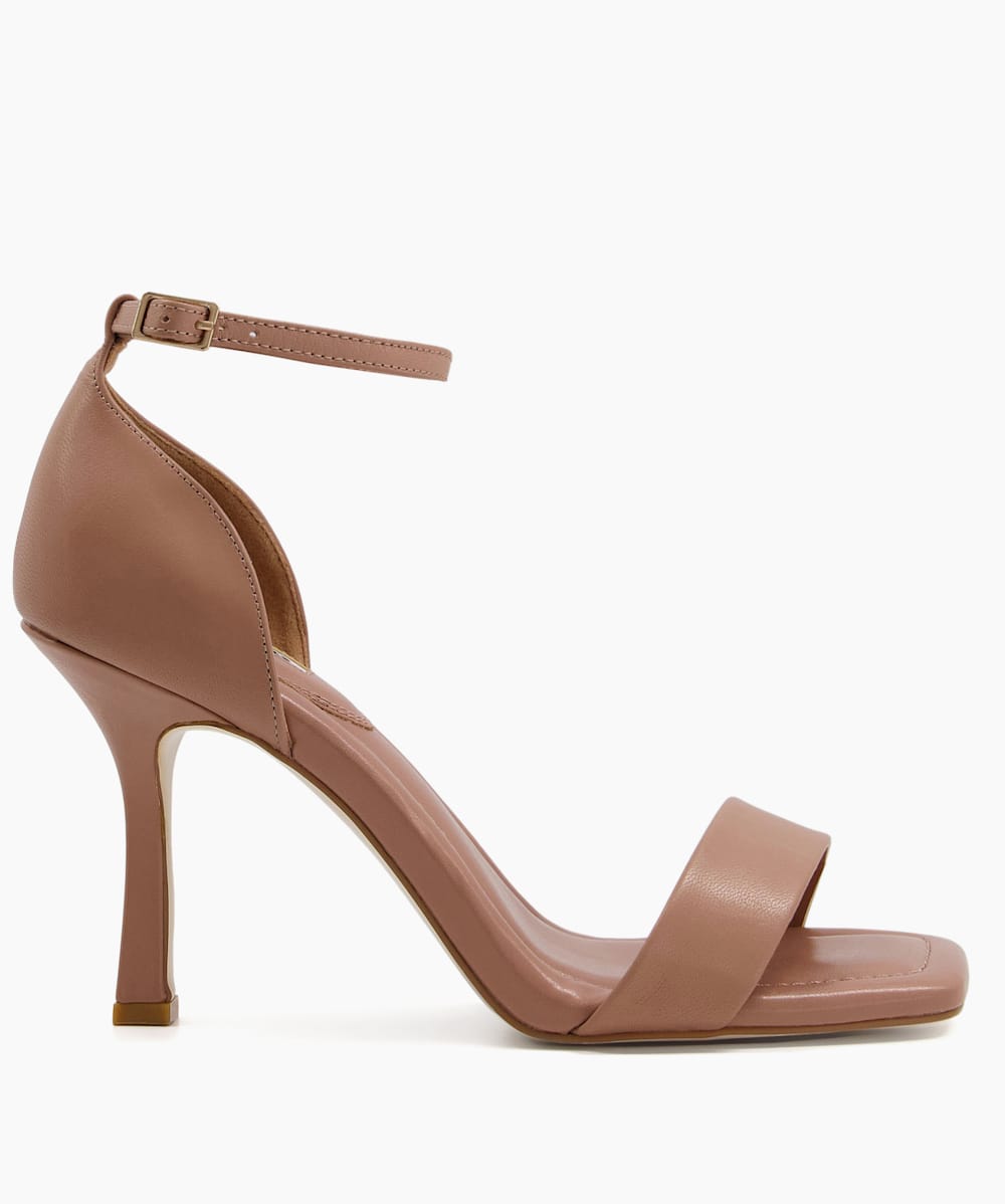 Camel sandal heels top