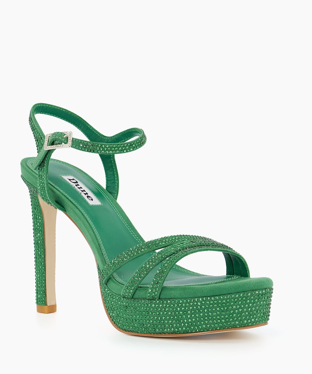 Green platform heels hotsell