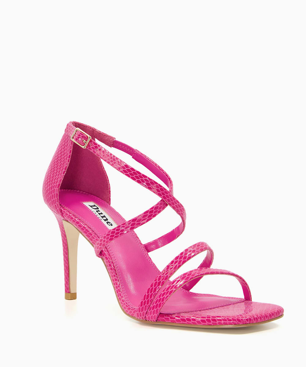 Pink high heels sandals outlet