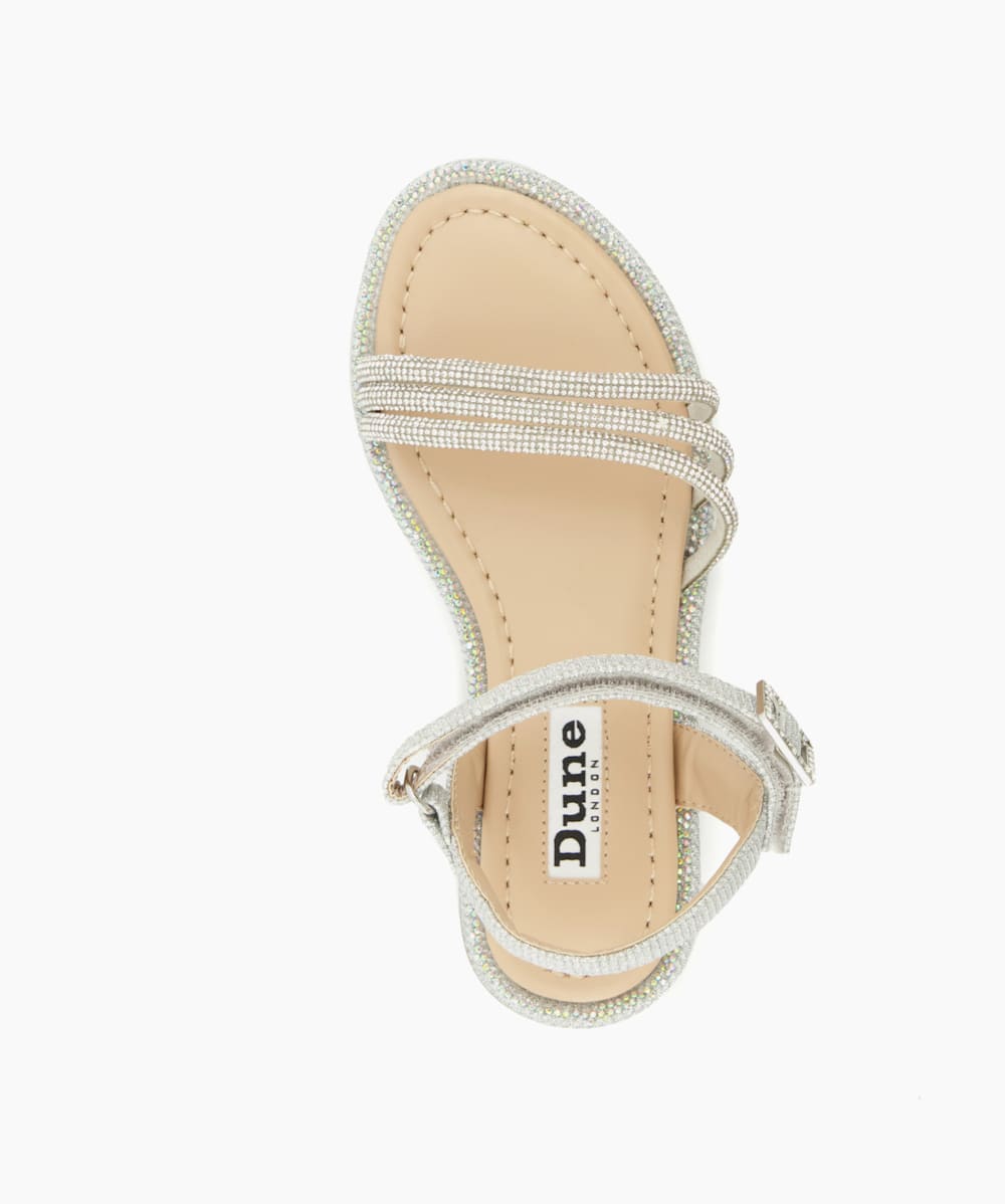 Diamante wedges dune top