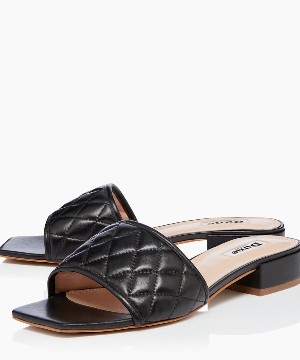 Dune black mules hotsell